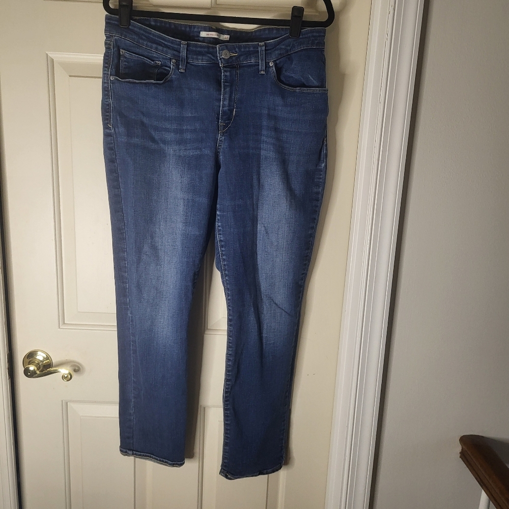 Levi's 311 Indigo Denim Pants Midrise Skinny
